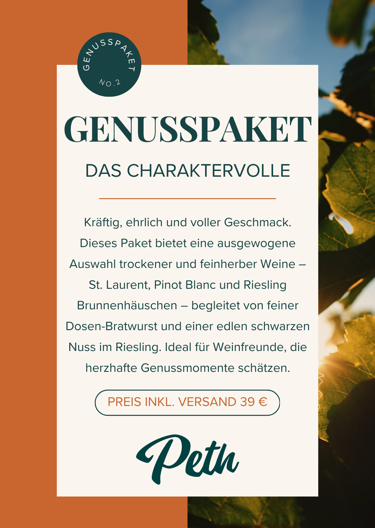 Genusspaket No 2 - Das Charaktervolle