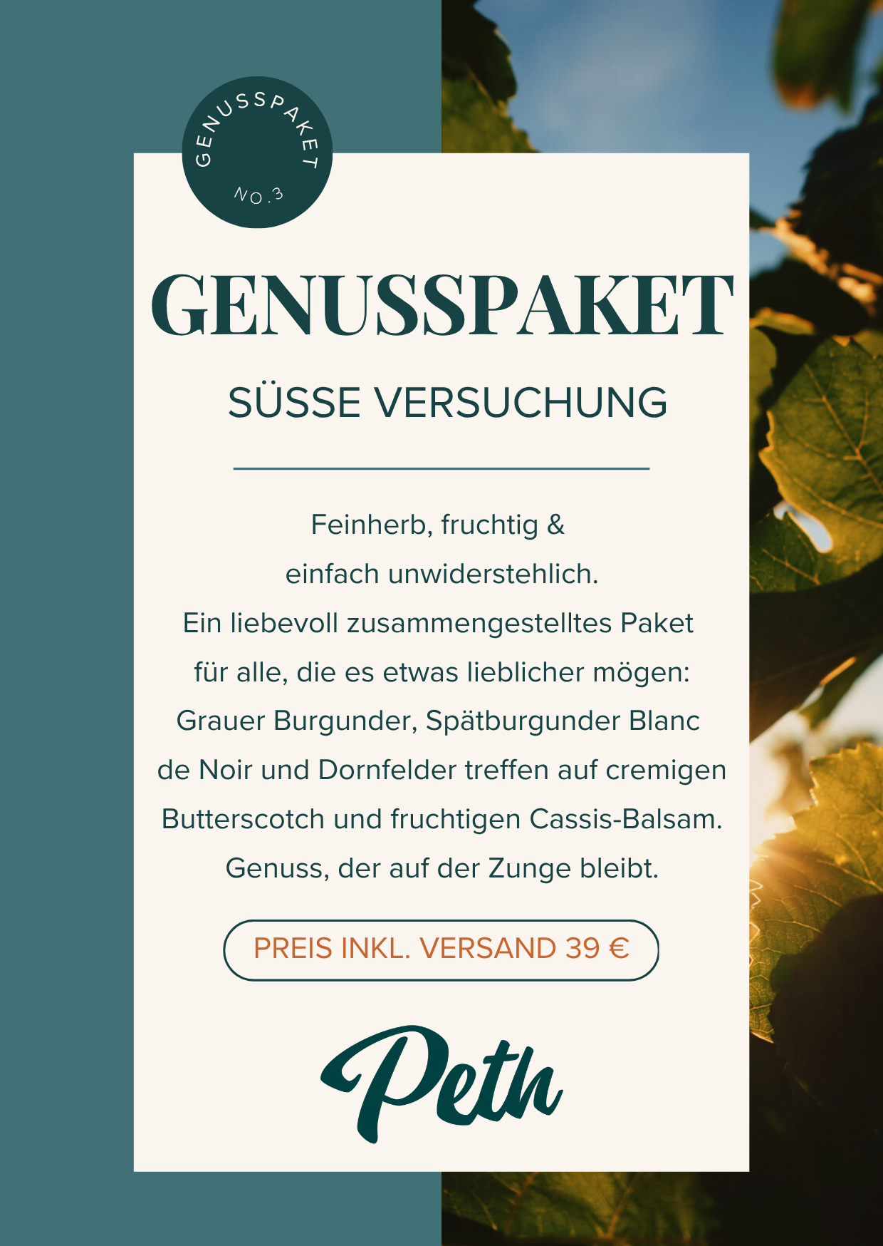 Genusspaket No 3 - Süße Versuchung